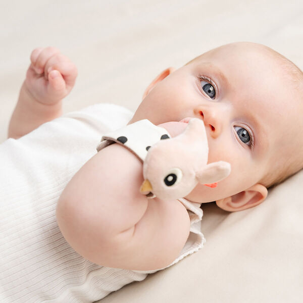 Happy Clouds håndledsranglesæt 2 stk., powder, Done by Deer