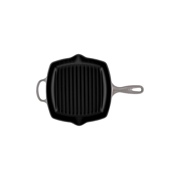 Signature st&oslash;bejern kvadratisk grillpande 26 cm, flint, Le Creuset