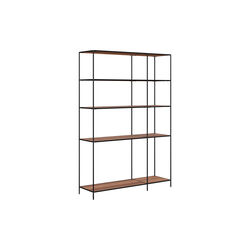 Original Shelf 1+1, walnut, Abstracta® System