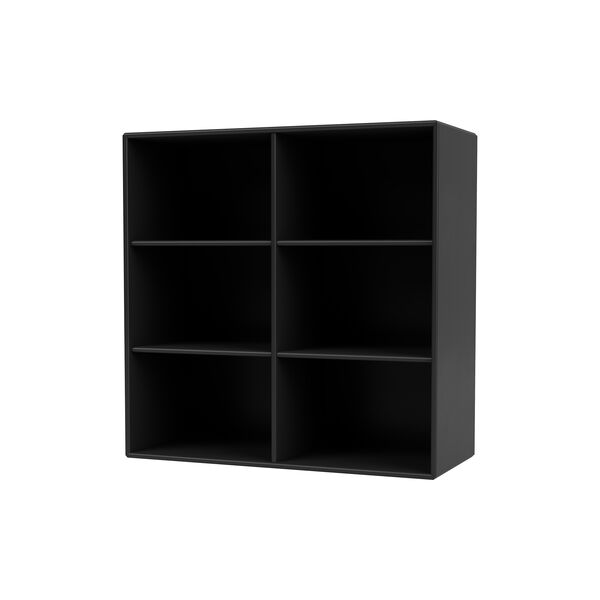 Montana 1113 reol med hjul, 05 black/black, Montana Furniture