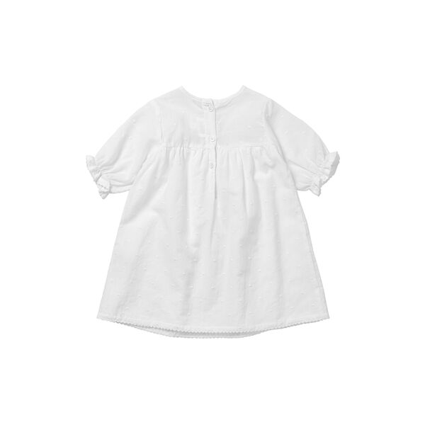 Lilibeth Dress Baby, white dot, Lalaby