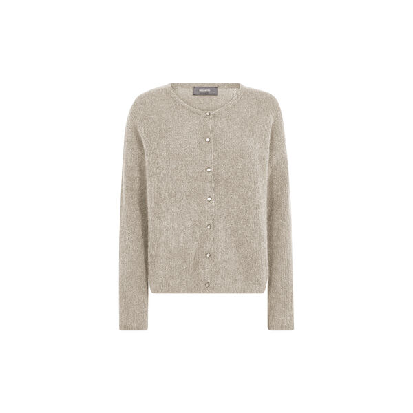 MMAlmine Knit Cardigan, feather gray, MOS MOSH