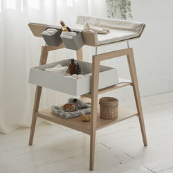 Puslehyndebetr&aelig;k til Leander Linea&trade; puslebord, cappuccino, Leander