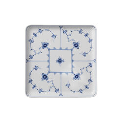 Musselmalet Riflet tallerken 20 cm, Royal Copenhagen