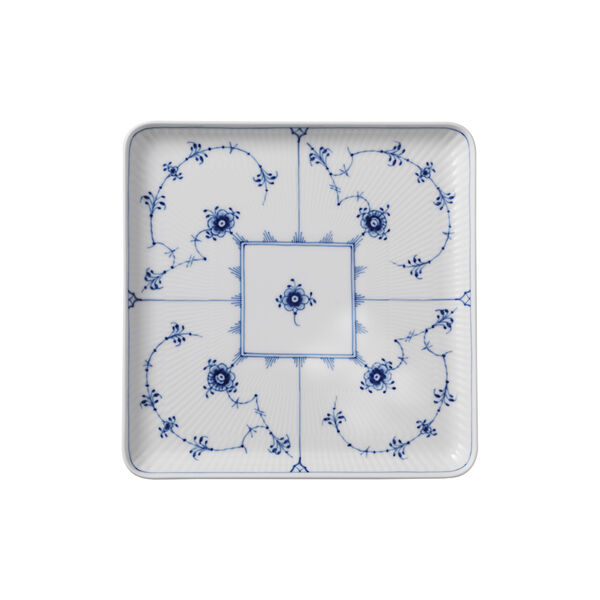 Musselmalet Riflet tallerken 20 cm Musselmalet Riflet tallerken 20 cm, Royal Copenhagen