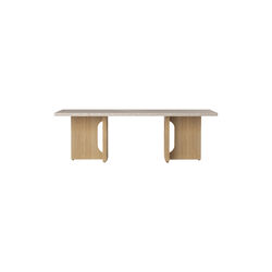 Androgyne Lounge Table | Natural Oak/Kunis Breccia | Sofabord, Audo Copenhagen