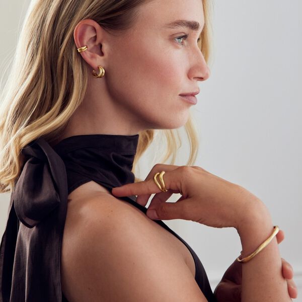 Suki bangle, forsølvet, Pure by Nat