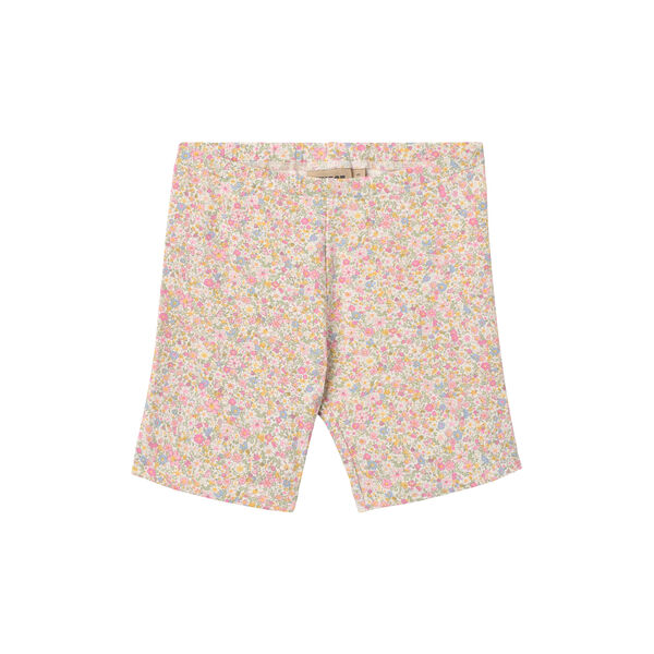 Bike Shorts Anne, blush flower meadow, Wheat