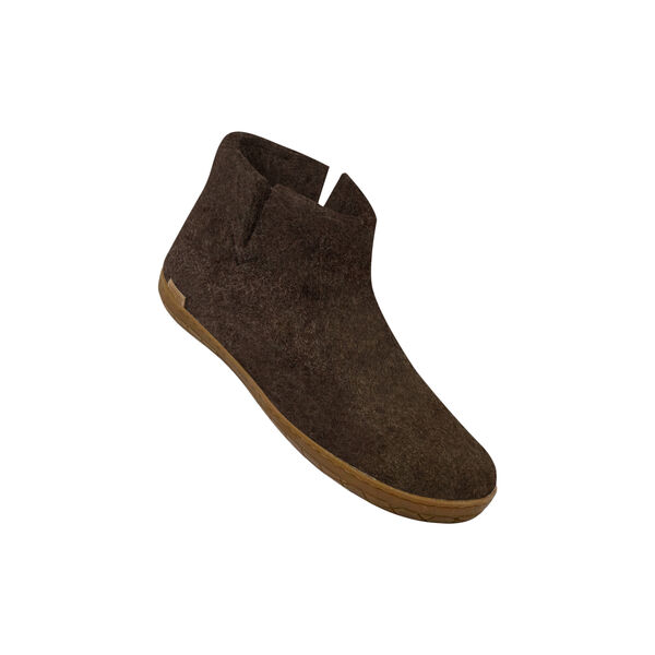 Filtankelstøvle med naturgummisål, naturbrun, Glerups