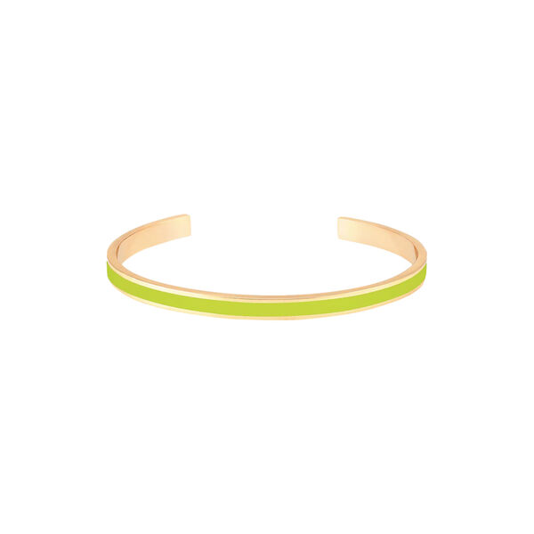 BANGLE Bracelet, green flash, bangle up