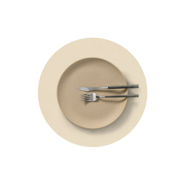 Nupo d&aelig;kkeserviet Circle L, vanilla, LIND DNA