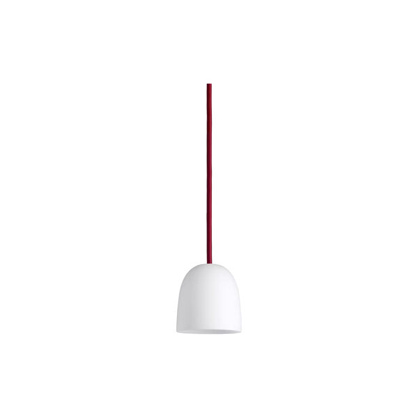 Super 90 Pendant, opal/red, Piet Hein