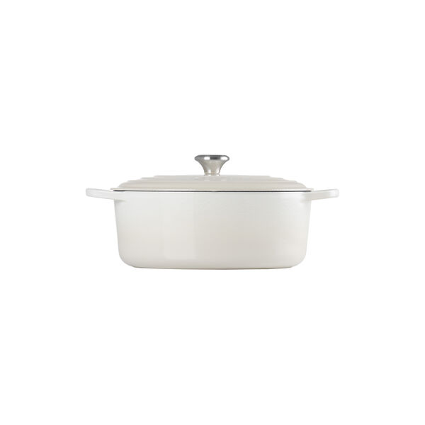 Signature st&oslash;bejern oval gryde &Oslash; 31 cm, meringue, Le Creuset