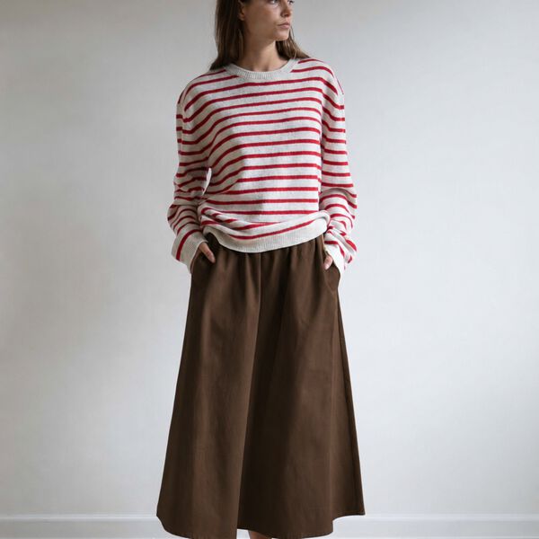AGNES NEDERDEL, brown, Studio Feder