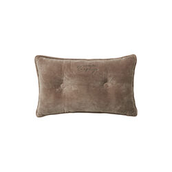 Buttoned Pillow, stone, Lexington
