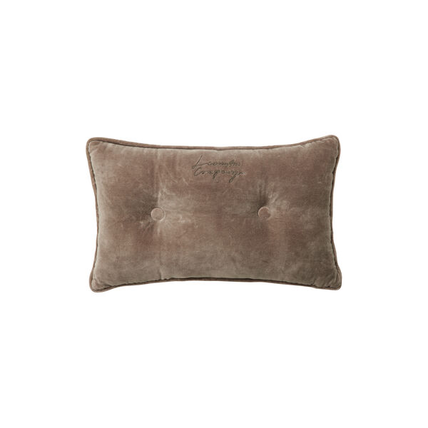 Buttoned Pillow, stone, Lexington