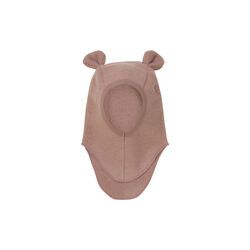 Balaclava Ears Wool Fleece, burlwood, HUTTEliHUT
