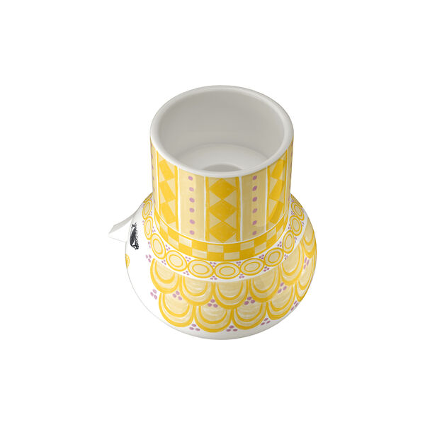 Olga Lysestage, gul, Bjørn Wiinblad