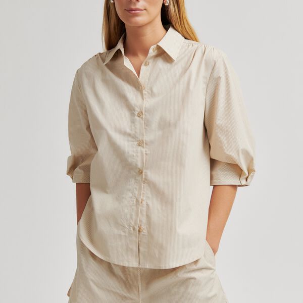 Biot Shirt, plaza taupe, Second Female