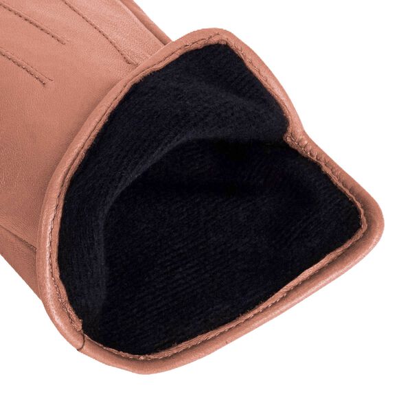 Carla læderhandske, sand, Kessler