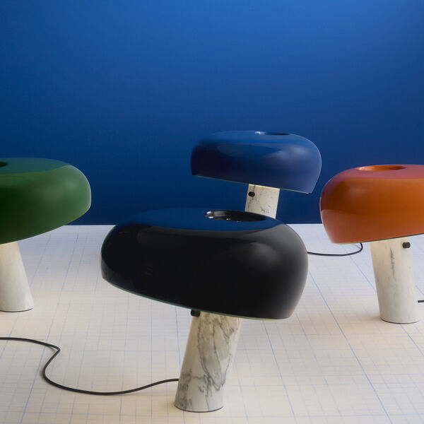 Snoopy bordlampe, blu navy, Flos