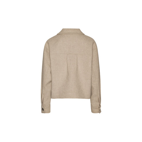 Short Buttoned Jacket, wheat, Ilse Jacobsen Hornb&aelig;k