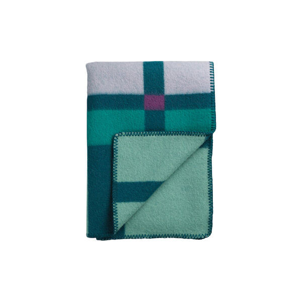 CITY Throw, aqua, Røros Tweed