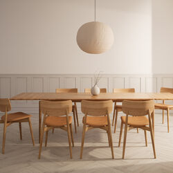 PURE spisebord L190, naturolieret eg PURE spisebord L190, naturolieret eg, Bruunmunch Furniture