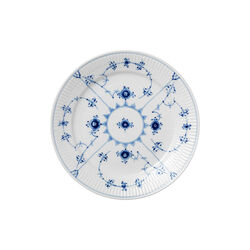Musselmalet Riflet tallerken Ø 25 cm, Royal Copenhagen