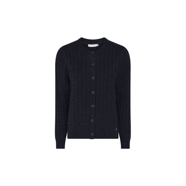 BBCardigan BasicCosyCableKnit | Navy | Cardigan, Micha
