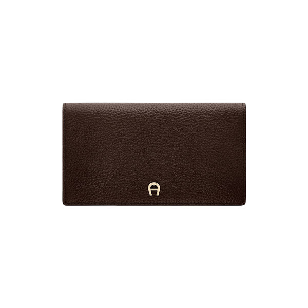 Delia Bill and Card Case | Soil Brown | Pung, Aigner
