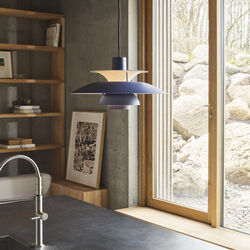 PH 5 Monochrome pendel, monochrome dusty indigo, Louis Poulsen