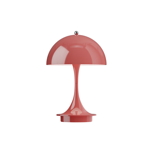 Panthella 160 Portable bordlampe, opaque coral, Louis Poulsen