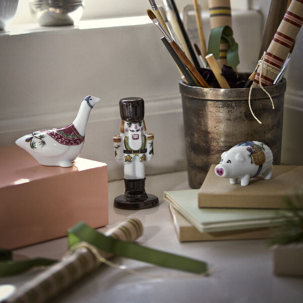 Hammersh&oslash;i Christmas N&oslash;ddekn&aelig;kker porcel&aelig;nsfigur, K&auml;hler
