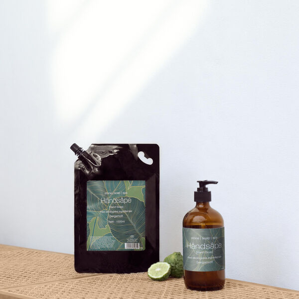 Hand Wash, bergamot, Stone Soap Spa