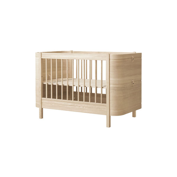 Wood Mini+ tremmeseng inkl. junior kit 68x122/162 cm, eg, Oliver Furniture