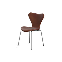 Serie 7&trade; 3107 fuldpolstret stol, Grace Chestnut, Fritz Hansen