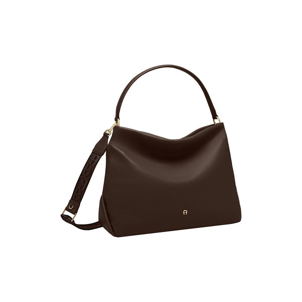 Paola Hobo Bag | Soil Brown | Skuldertaske, Aigner
