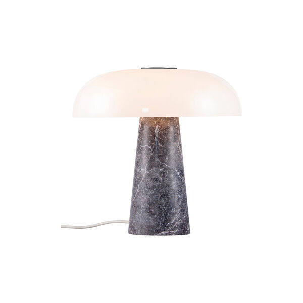 Glossy bordlampe, gr&aring;, Design For The People