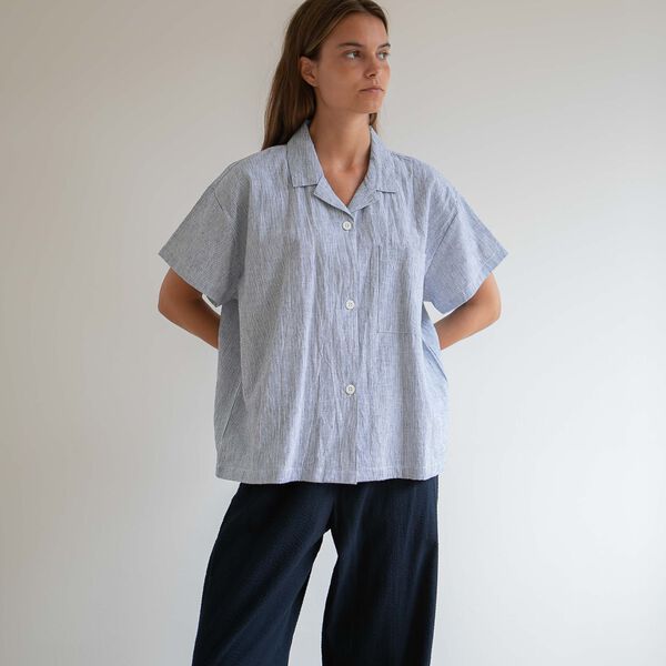 Victoria skjorte, classic stripe, Studio Feder