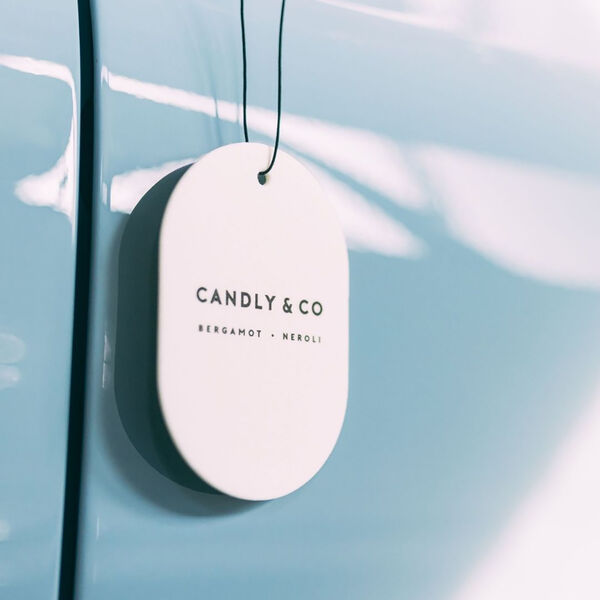 No. 5 Scented Car/Room Tag, Bergamot Neroli No. 5 Scented Car/Room Tag, Bergamot Neroli, Candly & Co