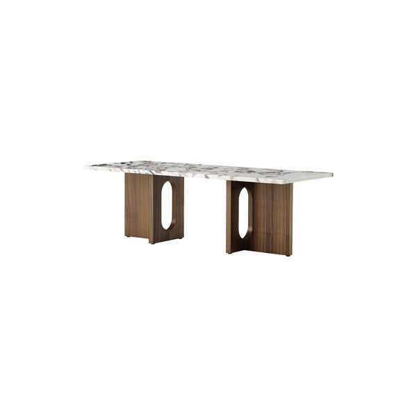 Androgyne Lounge Table | Walnut/Calacatta Viola | Sofabord, Audo Copenhagen