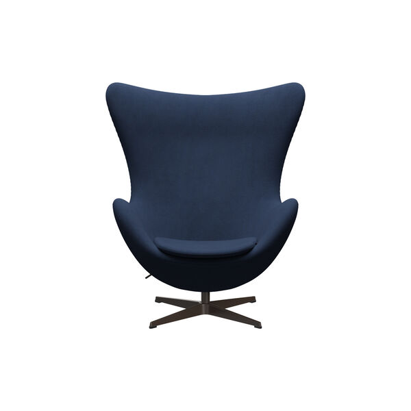 &AElig;gget&trade; 3316 loungestol, Christianshavn 1155 dark blue/brown bronze, Fritz Hansen