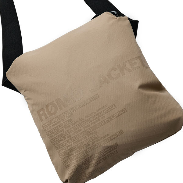 Rømø LW Rain Jacket Packable, warm grey, H2O Sportswear