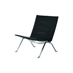 PK22™ Classic læder lænestol, sort, Fritz Hansen