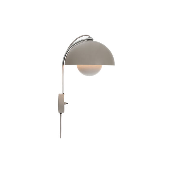 Flowerpot VP8 Wall Lamp, grey beige, &Tradition