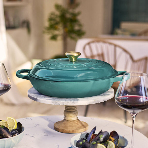 Signature Buffetgryde 30 cm, bleu riviera, Le Creuset