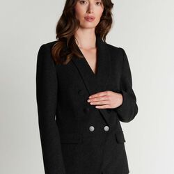 7796RDFLoise blazer, black, RUE de FEMME