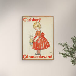 Carlsberg Citronsodavand, Poster & Frame