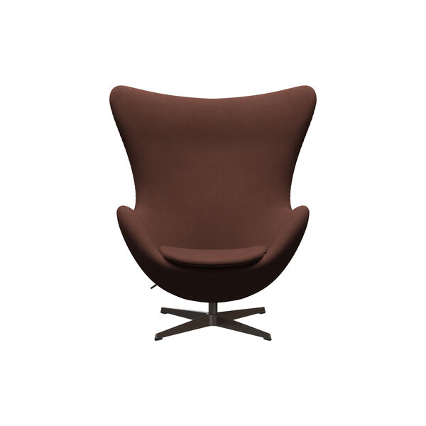 &AElig;gget&trade; 3316 loungestol, Christianshavn 1134 dark orange/brown bronze, Fritz Hansen